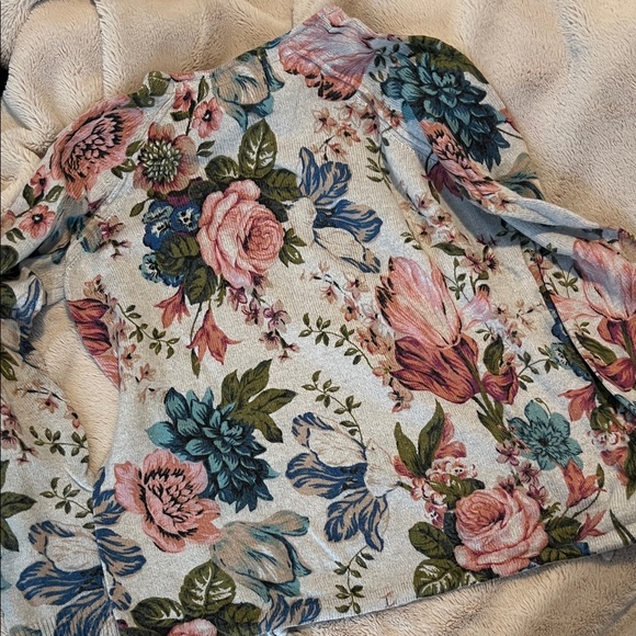 Anthropologie Floral Embroidered Sweater - Picture 7 of 8